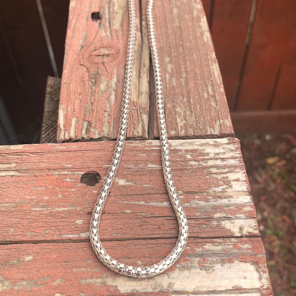 Italian sterling silver chain